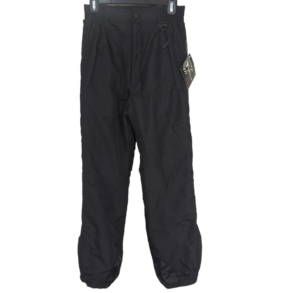 Tyrolia Mens Winter Snow Pants Black‎ Windbreaker S New